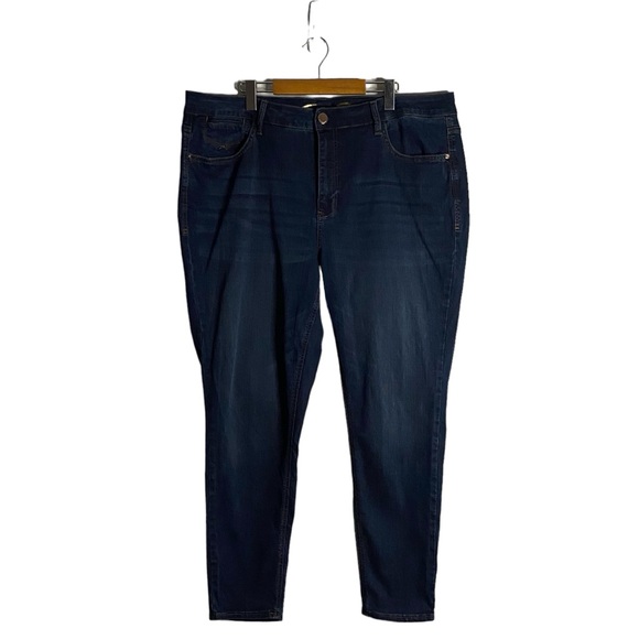 Seven7 Women's Medium Indigo Bombshell High Rise Skinny Jeans - Picture 1 of 10